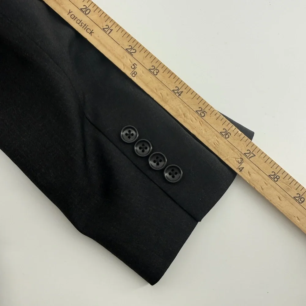 Bonobos Standard Fit Blazer Mens 44L Charcoal Gray Wool Stretch 15399-GY442